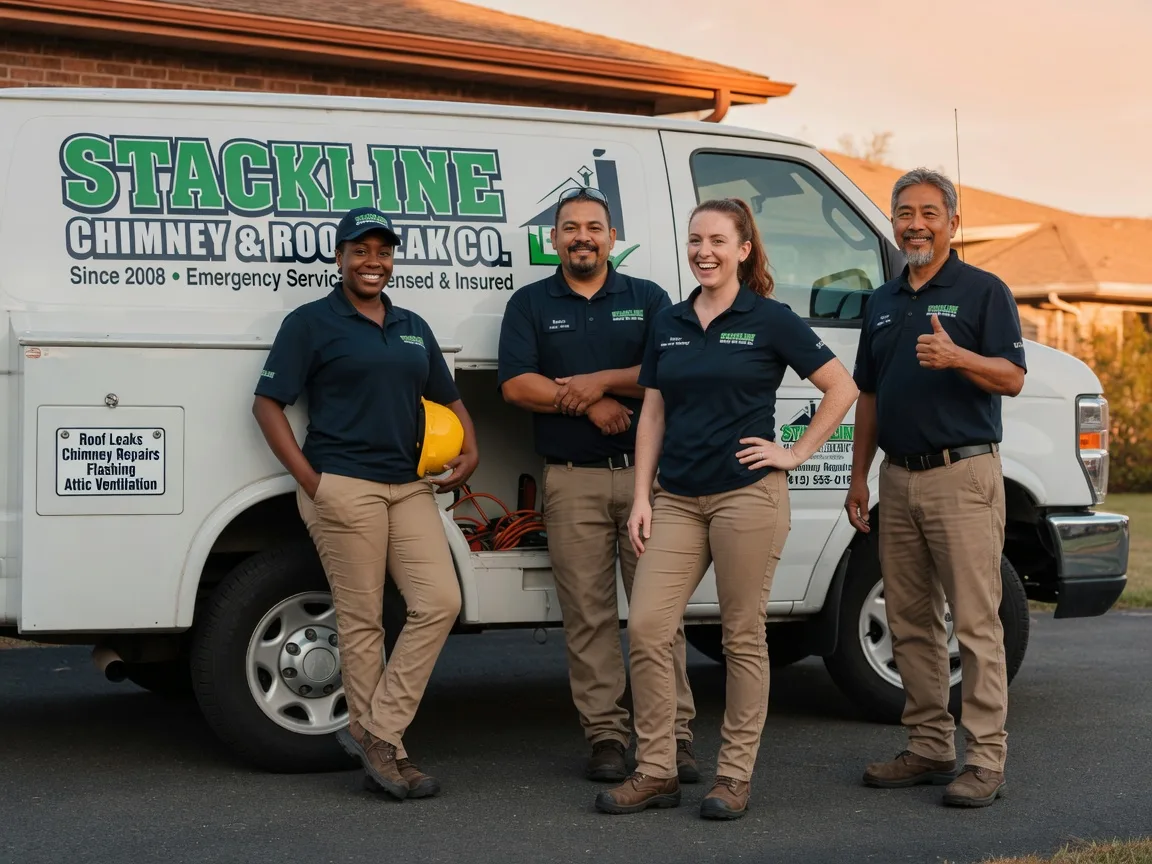 Chimney flashing repair company in Des Moines, IA